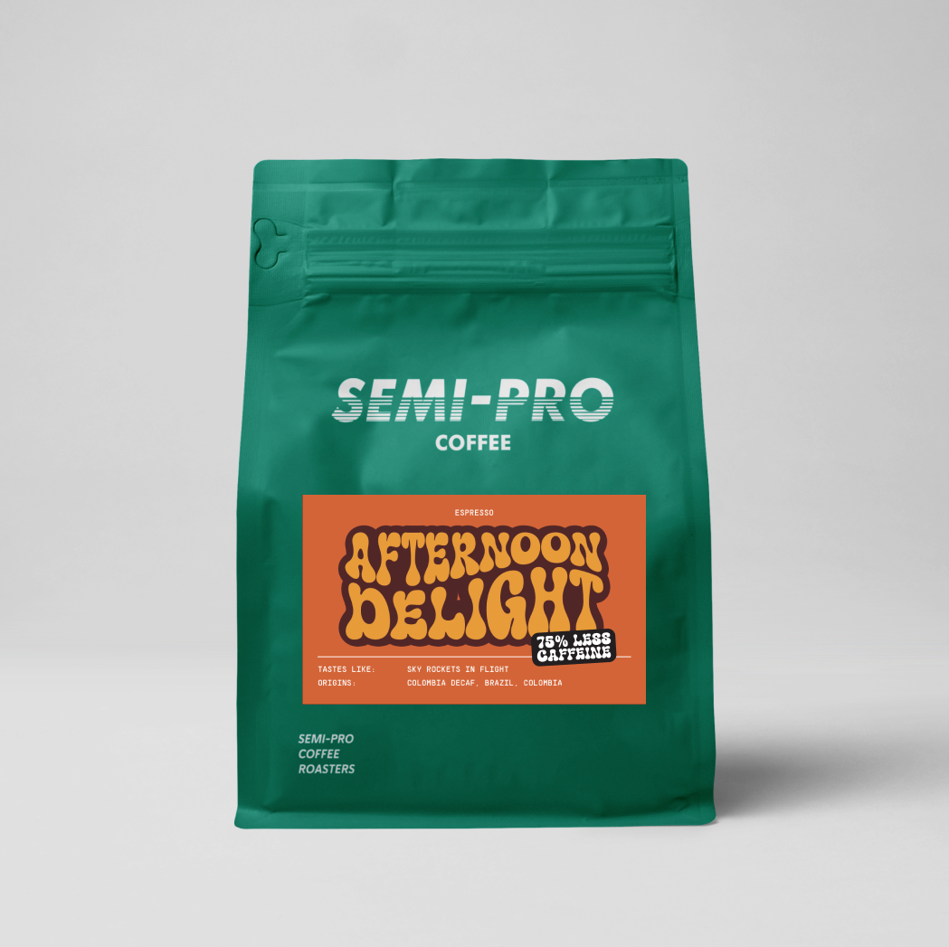 Afternoon Delight Blend 75% less caffeine (ESPRESSO)