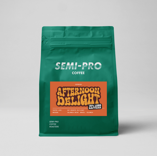 Afternoon Delight Blend 75% less caffeine (ESPRESSO)